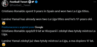 WYGRANE mistrzostwo Hiszpanii: CR7 vs. 17-letni Yamal xD